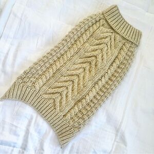 Fab Dog chunky Knit Sweater